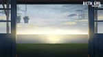 blender_(medium) blue_sky charm_(object) cloud cloudy_sky commentary grass horizon making_of mclelun no_humans original plant potted_plant scenery sky sun sunrise 