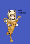  1girl animal_ears blonde_hair breasts brown_eyes cat_ears cat_tail chibi covered_navel fairy_tail female full_body hair_between_eyes long_hair looking_at_viewer lucy_heartfilia mashima_hiro medium_breasts official_art smile solo standing tail 