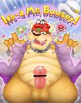  &lt;3 2017 amphibian anthro balls belly big_belly blue_eyes blush bottomless bowser cappy_(mario) censor_bar censored claws clothed clothing collar confetti cum erection facial_hair flashing frog green_scales hat horn humanoid_penis koopa male mario mario_bros mustache nintendo nipples open_mouth open_shirt penis possession precum presenting reptile reuben_(artist) scales scalie shirt smile solo spiked_armlet spiked_collar spikes standing undressing video_games yellow_scales 