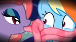  akaname badumsquish bedroom_eyes drooling equine fan_character female friendship_is_magic gag half-closed_eyes licking long_tongue mammal my_little_pony pegasus prehensile_tongue rainbow_dash_(mlp) saliva scared seductive suggestive surprise tongue tongue_out wings youkai 