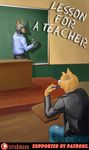  braian canine cat comic comic_page cover dad_and_son digital_media_(artwork) dog feline hi_res invalid_tag male mammal page richard strohmann teacher_student 