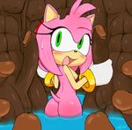 abs amy_rose anthro balls blush butt dark_skin excito faceless_male gangbang group group_sex handjob human human_on_anthro humanoid_penis interspecies male male_on_anthro mammal nude penis pool_(disambiguation) sex size_difference sonic_(series) 