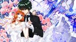  asuka_daiki dress haneoka_meimi kaitou_saint_tail sptuel wedding_dress 