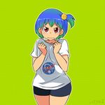  1girl animated animated_gif breasts earth-chan_(felipecunhaeloi) english_text medium_breasts multicolored_hair 