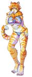  alpha_channel anthro big_breasts breasts camel_toe clothing felicesta feline female looking_at_viewer mammal muscular muscular_female nipple_bulge open_mouth simple_background smile solo standing tight_clothing tongue tongue_out transparent_background under_boob 