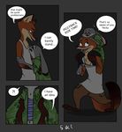  2017 canine carrying clothed clothing comic disney drunk duo english_text eyes_closed female fox hi_res holmssie hug judy_hopps lagomorph male male/female mammal nick_wilde night piggyback rabbit shirt tank_top text zootopia 