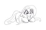  2018 alcor90 animated equine feral fluttershy_(mlp) friendship_is_magic grin hair mammal my_little_pony smile solo 