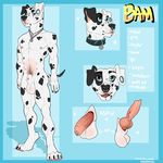  animal_genitalia animal_penis anthro balls bam bambii_dog canine canine_penis dalmatian dog ear_piercing facial_piercing gauged_ear hi_res humanoid_penis knot lip_piercing male mammal model_sheet multi_nipple nipple_piercing nipples nose_piercing nose_ring penis piercing sheath solo uncut 