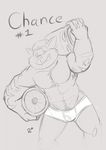  briefs chance_furlong clothed clothing english_text muscular plaguedobsession swat_kats text tighty_whities topless underwear white_underwear 