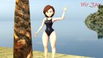  beach disney incredibles_2 milf pixar source_filmmaker swimsuit thicc 
