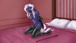  anthro bat-pony bdsm bondage bound breasts equine fan_character female gag horse invalid_tag magic-violet mammal muzzle_(disambiguation) my_little_pony nipples nude pony riding_crop solo thestral whip wings 