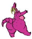  big_breasts big_butt breasts butt dragon female huge_breasts kevemperor ludmilla nipples solo thick_thighs wide_hips 