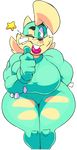  2018 alpha_channel anthro big_breasts breasts canine clothing dog female gloves green_eyes hi_res lipstick makeup mammal mask one_eye_closed simple_background smile solo star super_planet_dolan superhero superhero_dog_(vimhomeless) thick_thighs thumbs_up torn_clothing transparent_background vimhomeless voluptuous wide_hips wink 