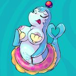  2018 areola big_breasts boiful bomberman bomberman_jetters breasts busty_feral cetacean digital_drawing_(artwork) digital_media_(artwork) dolphin_bomber eyelashes female feral mammal marine masturbation nipples open_mouth orgasm pool_toy pussy seashell_bra smile solo swim_ring 