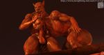  2017 3d_(artwork) balls canine digital_media_(artwork) erection fellatio fingers humanoid male male/male mammal nipples oral oral_penetration penetration penis r-a-s-p_(artist) sex were werewolf 