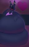  &lt;3 2018 anthro big_butt bottomless butt butt_focus capdocks clothed clothing eeveelution female huge_butt lying mammal nintendo on_side open_mouth pok&eacute;mon pok&eacute;mon_(species) smile solo thick_thighs top umbreon video_games voluptuous wide_hips 