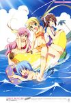  ayasaki_hayate bandaid bikini cleavage hayate_no_gotoku katsura_hinagiku maria sanzenin_nagi swimsuits tagme watanabe_akio wet 