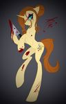  arandomperson44 blood blue_eyes cutie_mark equine friendship_is_magic hair horn knife mammal my_little_pony scar unicorn 