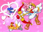  &lt;3 amy_rose bow_(weapon) canid canine clothing crosshair digital_media_(artwork) eulipotyphlan female fox hedgehog male mammal miles_prower ranged_weapon sonic_(series) sonic_the_hedgehog thewill weapon wings 