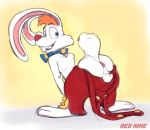  anus balls disney lagomorph male mammal rabbit red-9 roger_rabbit solo who_framed_roger_rabbit 