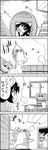  ? bathtub bow bucket cirno comic commentary_request doorway drinking emphasis_lines greyscale hair_bobbles hair_bow hair_ornament hat highres ice ice_wings jitome kisume monochrome moriya_suwako pet_door refrigerator reiuji_utsuho shaded_face smile steam tani_takeshi touhou towel translation_request trembling twintails window wings wooden_bathtub yasaka_kanako yukkuri_shiteitte_ne 