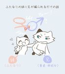  &lt;3 brother cat comic feline female japanese_text komeko-nk male mammal sibling sister text translated 