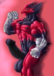  2018 abs absurd_res anthro avian balls biceps big_balls big_muscles big_penis bird blaziken claws dark-moltres digital_media_(artwork) erection fur hair hi_res huge_balls humanoid_penis hyper hyper_penis looking_at_viewer male mega_blaziken mega_evolution muscular muscular_male navel nintendo nipples nude pecs penis pok&eacute;mon pok&eacute;mon_(species) red_eyes simple_background smile solo standing thick_thighs vein veiny_penis video_games 