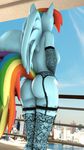  3d_(artwork) anthro anthrofied anthroponiessfm breasts digital_media_(artwork) equine female friendship_is_magic hi_res horse mammal my_little_pony nude pegasus rainbow_dash_(mlp) side_boob source_filmmaker wings 