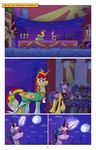  2017 armor bat_pony comic crowd equestria_girls equine female friendship_is_magic group male mammal moon my_little_pony pegasus royal_guard_(mlp) saturdaymorningproj sunset_shimmer_(eg) twilight_sparkle_(mlp) wings 
