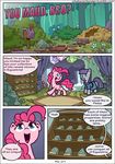  animated clothing comic dialogue duo earth_pony english_text equine female feral forest friendship_is_magic hair horse mammal maud_pie_(mlp) my_little_pony open_mouth pink_hair pinkie_pie_(mlp) pony text tree whateverbender 