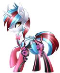  equine friendship_is_magic hair hi_res horn horse mammal multicolored_hair my_little_pony octavia_(warframe) ponification pony unicorn video_games warframe white_skin yellow_eyes 