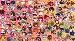  &lt;3 chibi chibis cute fans friends raffle rainbow star zingiber 