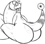  2015 ampharos balls big_balls big_butt butt erection girly huge_balls huge_butt hyper hyper_balls hyper_butt hyper_penis looking_at_viewer looking_back male monochrome nintendo nude penis pinup pok&eacute;mon pok&eacute;mon_(species) pose pumpkybutt simple_background sitting solo surprise thick_thighs uncut video_games white_background wide_hips 