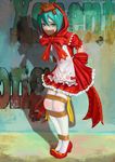  bondage cosplay dress hatsune_miku heels little_red_riding_hood_(character) shikozo_senzaki thighhighs vocaloid 