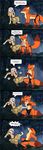  all_fours blush clothed clothing comic disney dress female feral gokhan16 judy_hopps kick laugh loincloth male nick_wilde tarzan tickling topless zootopia 