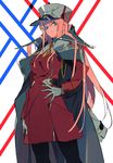  darling_in_the_franxx pantyhose uniform y_(artist) zero_two_(darling_in_the_franxx) 