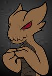  angry brown_scales colplasticat kobold red_eyes scales scalie solo 