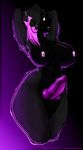  2018 animal_genitalia anthro balls big_breasts breasts canine dickgirl digital_media_(artwork) erection facial_piercing female fredkakes hands_behind_head hi_res huge_breasts intersex linkette(character) lip_piercing looking_at_viewer mammal nipples nude penis piercing signature simple_background solo standing thick_thighs voluptuous wide_hips 