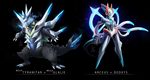  arceus biped deoxys deoxys_(normal_form) fak&eacute;mon feral fusion humanoid legendary_pok&eacute;mon mega_evolution mega_glalie mega_tyranitar nintendo pok&eacute;mon pok&eacute;mon_(species) scalie syntheticimagination video_games 