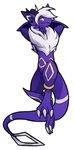  anthro blitzdrachin dakimakura_design dragon fan_character fluffy male neo_(character) pinup pose reptile scalie 