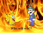  meme nintendo pikachu pokemon super_mario_bros. weegee 