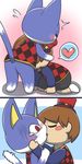  &lt;3 all_fours animal_crossing anthro barefoot big_ears big_eyes blush bottomless butt cat close-up clothed clothing cum cum_in_mouth cum_inside cum_on_face cute eyes_closed feline fellatio french_kissing fur hair hat headgear human human_on_anthro interspecies kissing male male/male mammal nintendo on_ground oral pisho pointy_ears presenting presenting_hindquarters red_eyes rosy_cheeks rover_(animal_crossing) sex shirt short_hair sitting snowballing standing tears video_games villager_(animal_crossing) 