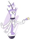  2017 2_fingers 4_arms absurd_res alpha_channel antennae brush digital_drawing_(artwork) digital_media_(artwork) halabaluu hi_res holding_object machine multi_arm multi_limb my_life_as_a_teenage_robot nickelodeon not_furry open_mouth open_smile purple_body robot signature simple_background smile solo transparent_background wheel xj-4 