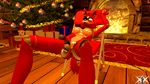  3d_(artwork) animatronic breasts butt canine chair christmas digital_media_(artwork) female fireplace five_nights_at_freddy&#039;s fox foxy_(fnaf) holidays knightashshadowborne knightthewolfal machine mammal nipples pussy robot source_filmmaker sourcefilmmaker stripper video_games 