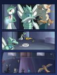  arcanine charmeleon comic eeveelution female gardevoir ghastly male nintendo pikachu pok&eacute;mon pok&eacute;mon_(species) pok&eacute;mon_mystery_dungeon racingwolf_(artist) raichu scyther vaporeon video_games weapon 