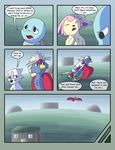  braviary comic female male mienshao nintendo pok&eacute;mon pok&eacute;mon_(species) pok&eacute;mon_mystery_dungeon racingwolf_(artist) skitty squirtle video_games 
