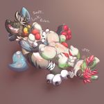  ... 2016 3_toes 4_fingers animate_inanimate anthro black_nose blush canine claws digital_drawing_(artwork) digital_media_(artwork) duo english_text eyes_closed feet fur hair hi_res hyena inflatable inner_ear_fluff kaomoro kaomoroart living_inflatable lucario male male/male mammal multicolored_fur nintendo nozzle nude pawpads paws pok&eacute;mon pok&eacute;mon_(species) pool_toy red_pawpads rubber rysis_(character) shiny simple_background sound_effects striped_fur stripes text toe_claws toes transformation video_games wolf yellow_eyes 