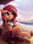  2018 absurd_res clothing cutie_mark digital_media_(artwork) equestria_girls equine female hair hi_res hooves horn long_hair mammal multicolored_hair my_little_pony outside smile solo sunset_shimmer_(eg) two_tone_hair unicorn vanillaghosties 