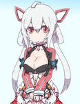  anahoriya breasts cleavage commentary_request long_hair matoi_(pso2) medium_breasts phantasy_star phantasy_star_online_2 solo 