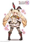  animal_ears bangs black_bow black_footwear black_hairband black_ribbon blonde_hair blunt_bangs blush boots bow brave_sword_x_blaze_soul breasts bunny_ears bunny_tail buttons character_request chestnut_mouth copyright_name crescent crescent_moon cross-laced_footwear damaged drill_hair epaulettes eyebrows eyebrows_visible_through_hair eyelashes fake_animal_ears fake_tail fishnet_legwear fishnets full_body grey_legwear hair_ribbon hairband hands_on_hips lace lace-up_boots legs_apart long_hair long_sleeves looking_at_viewer medal medium_breasts military military_uniform miniskirt moon no_bra official_art open_mouth orange_eyes pigeon-toed pleated_skirt red_ribbon ribbon ringlets shadow shigatake shirt simple_background skirt solo sparkle standing tail thighhighs tongue torn_clothes torn_legwear torn_shirt torn_skirt torn_sleeves twin_drills twintails underboob uniform white_background white_shirt white_skirt zettai_ryouiki 
